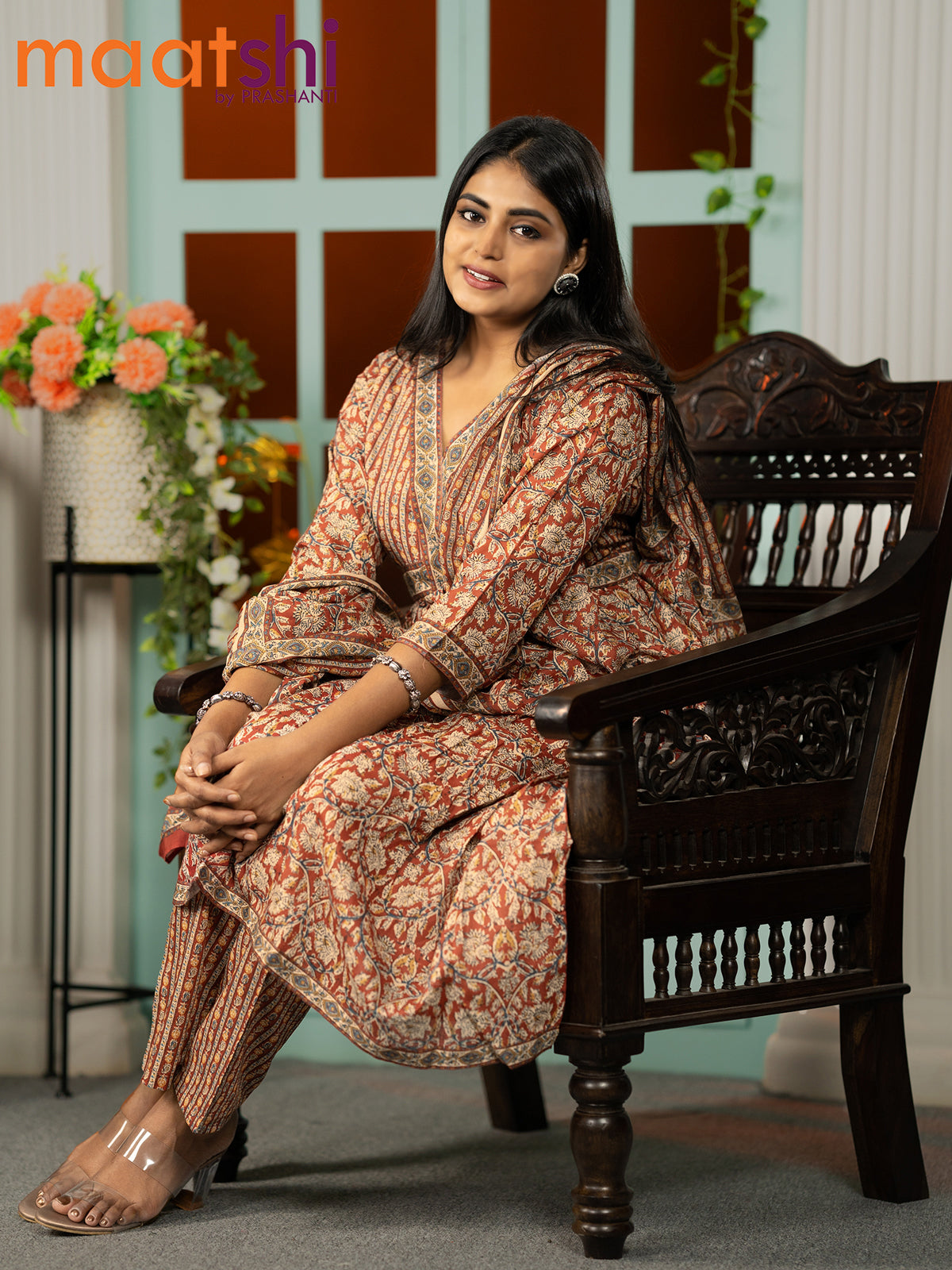 Kalamkari umbrella deals kurtis