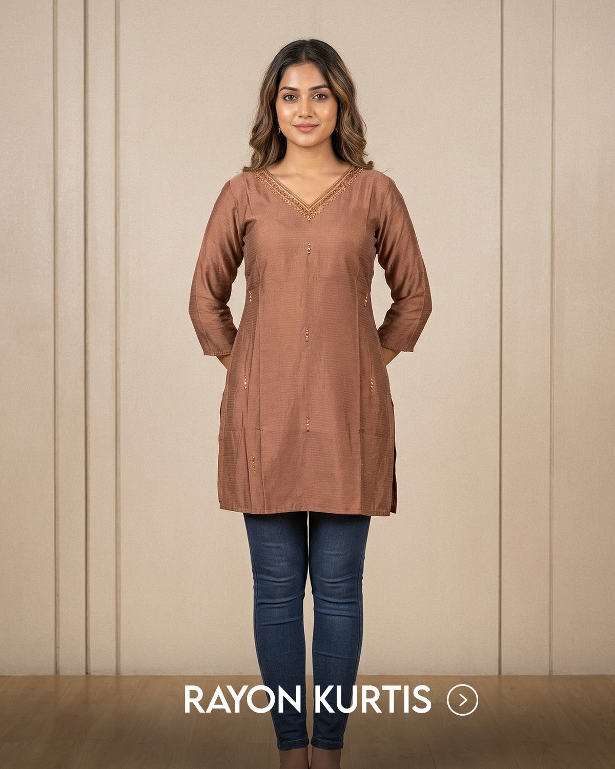Rayon Kurtis