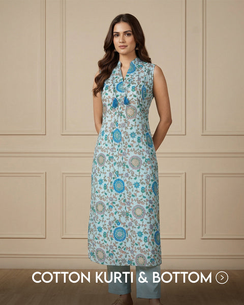Cotton Kurti & Bottom Sets