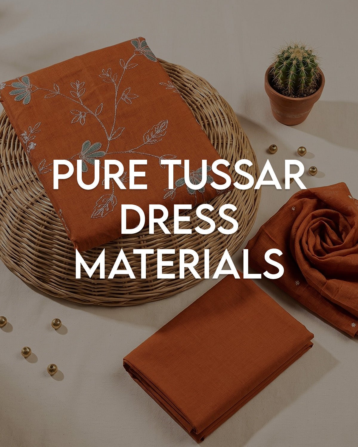 Pure Tussar Dress Materials