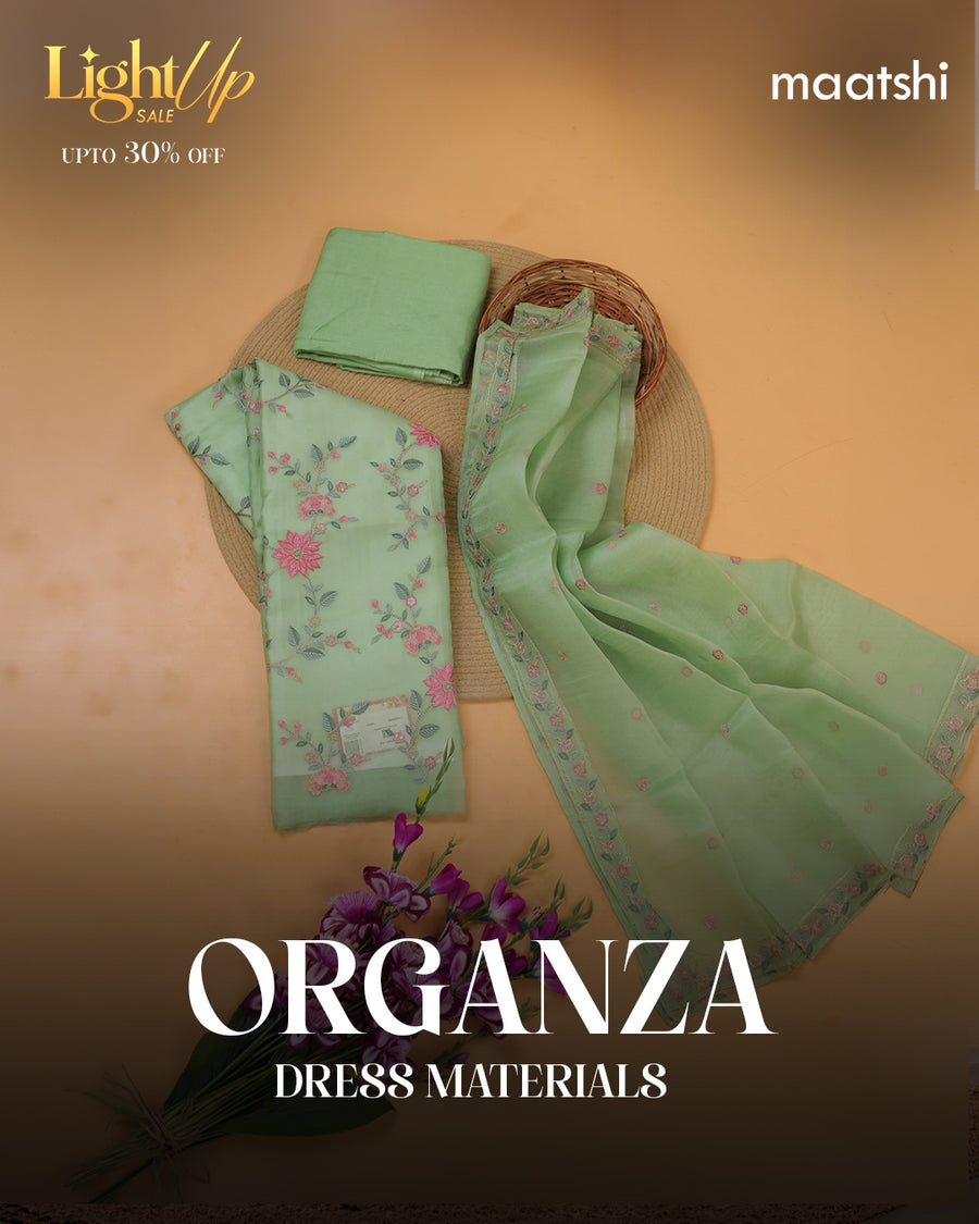 Pure Organza Dress Materials