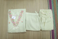 Pastel Green Cotton Embroidery Work Straight Suit