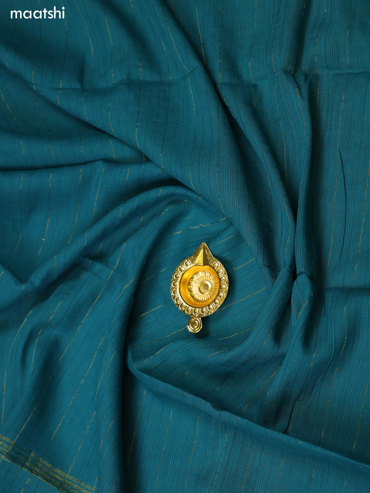 Rust and Green Chanderi Dress Material and Bottom & Dupatta