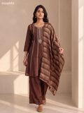 Brown Art Silk With Embroidery Work Anarkali Suit
