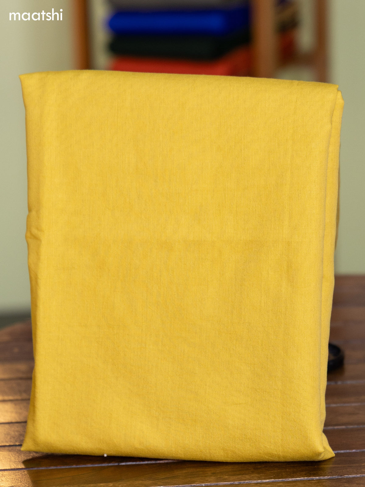 Mustard Yellow and Grey Chanderi Dress Material With Thread Weaves and Bottom & Banarasi Style Dupatta