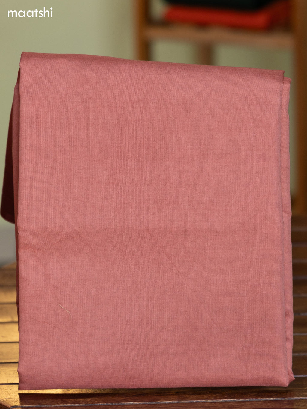 Pastel Brown and Lavender Chanderi Dress Material With Thread & Zari Weaves and Bottom & Banarasi Style Dupatta