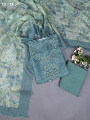 Tissue Linen Dress Materials