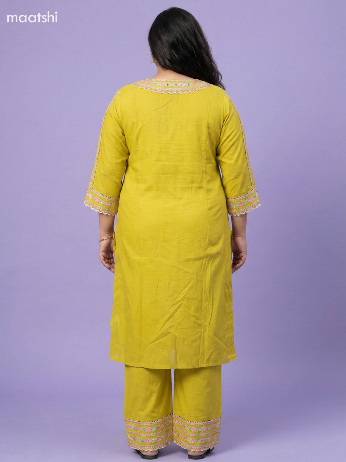 Baby Pink Chanderi Embroidery Work Salwar Suit