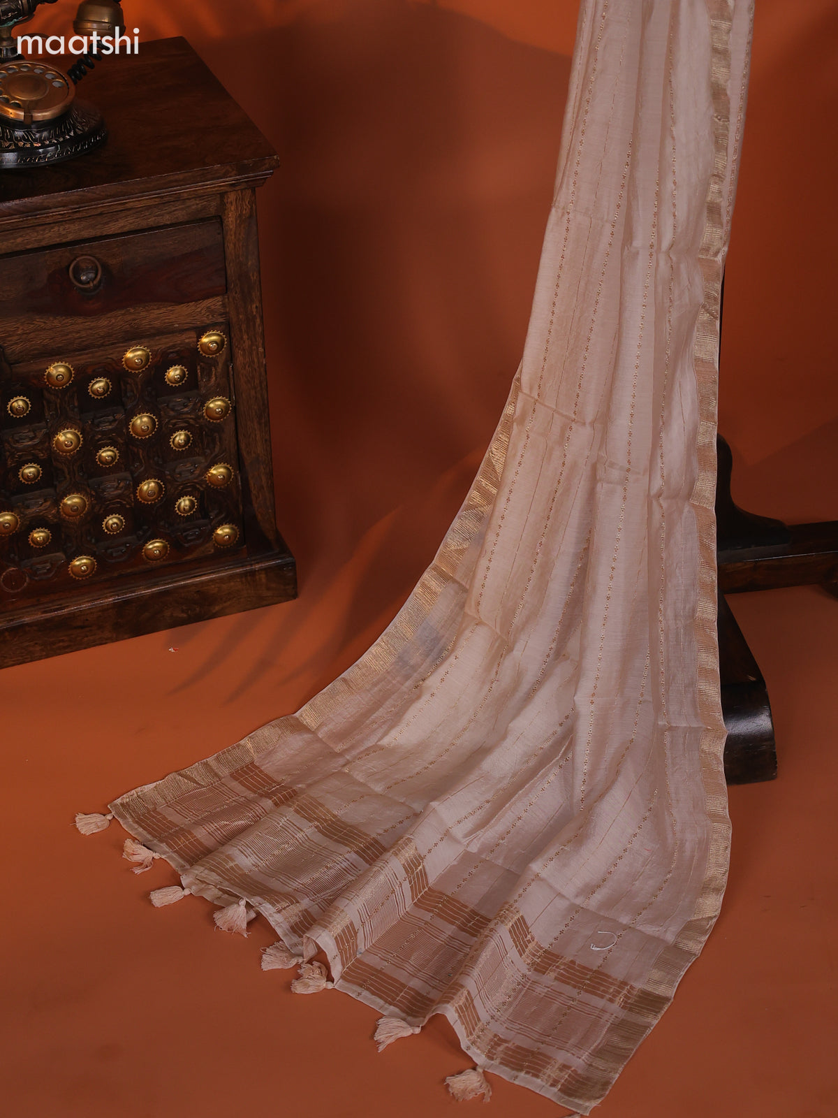 Pastel Green Art Silk Dress Material With Zari Buttas and Bottom & Dupatta