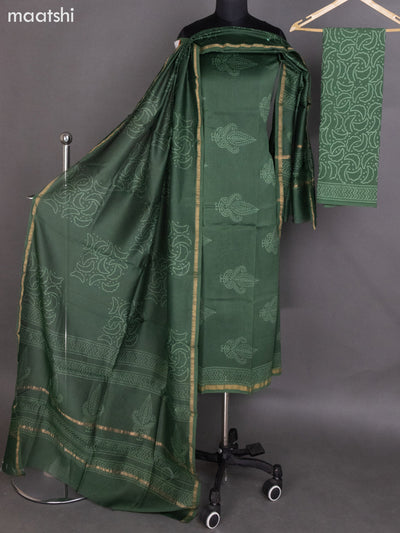 Chanderi Unstitched Salwar Suits