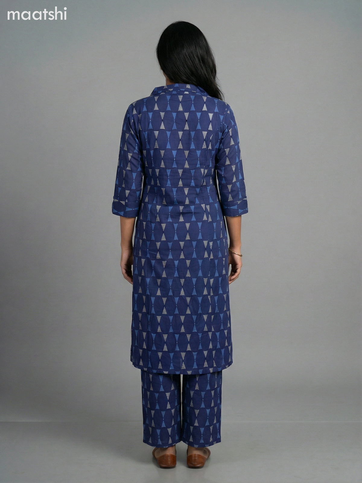 Blue Cotton Printed Co-Ord Set
