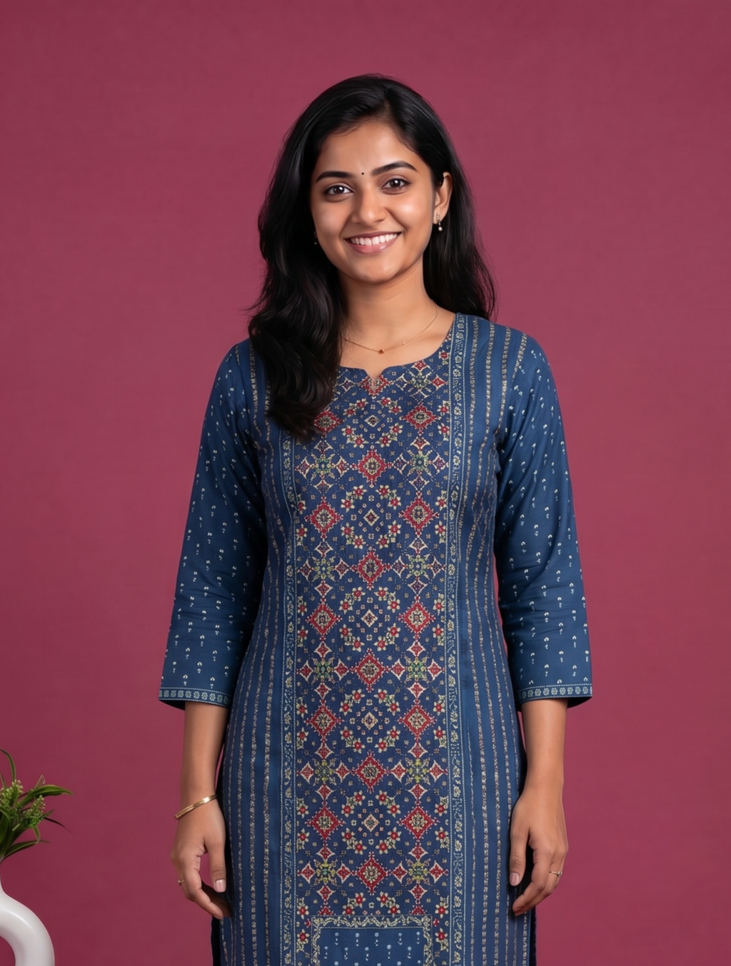 modal patola printed straight suit