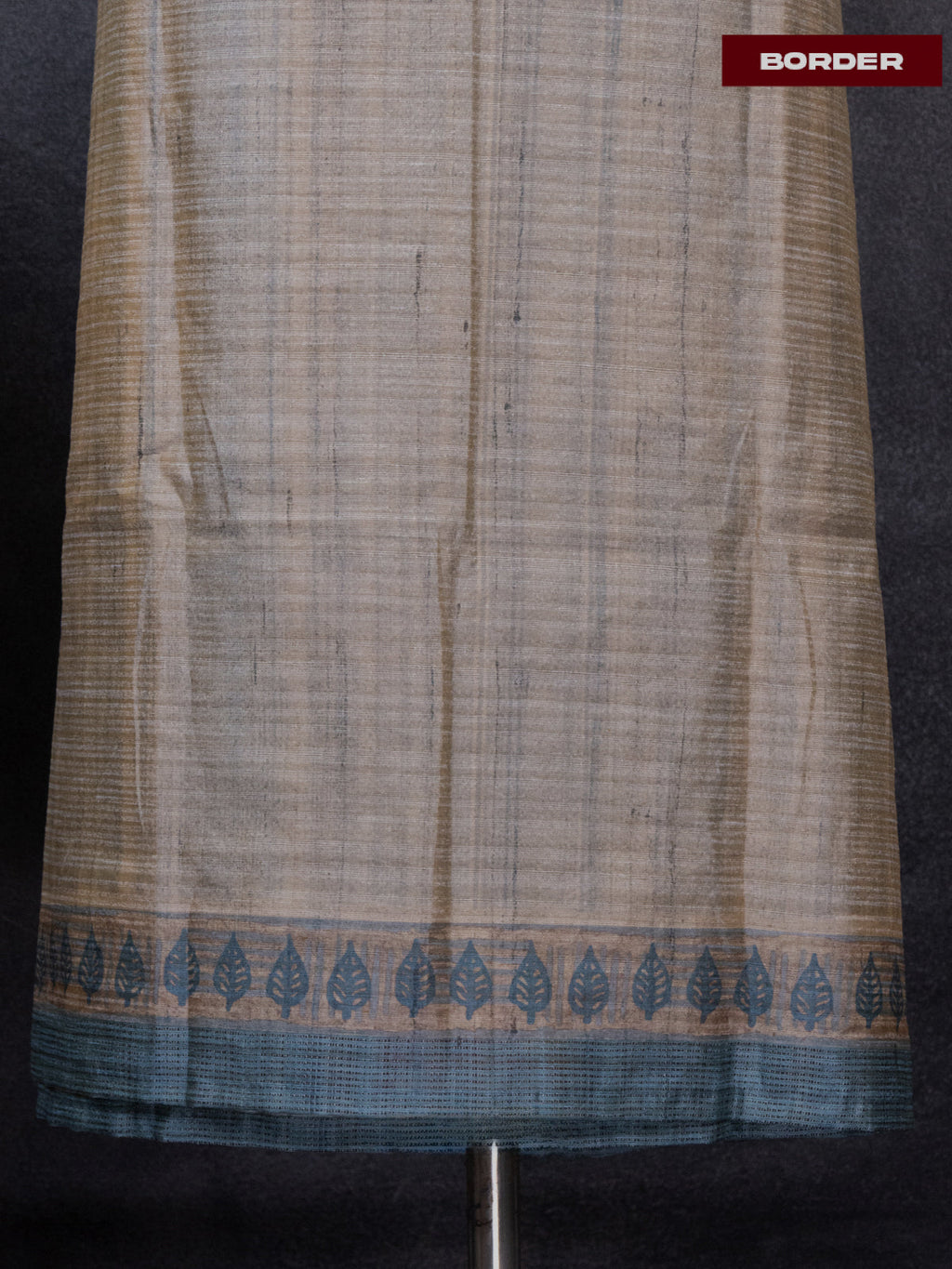 Linen dress material pastle blue with sequin & kantha stich work neck pattern and bottom & printed dupatta