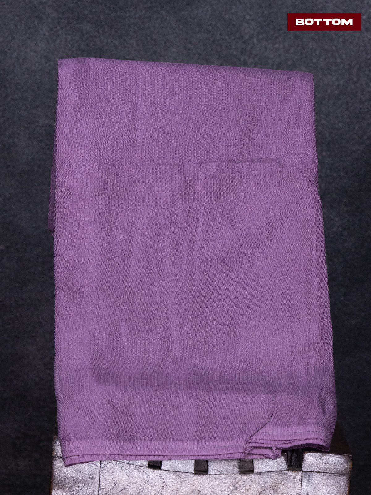 Tissue linen dress material lavender shade with sequin & mirror zardosi work neck pattern and bottom & printed dupatta