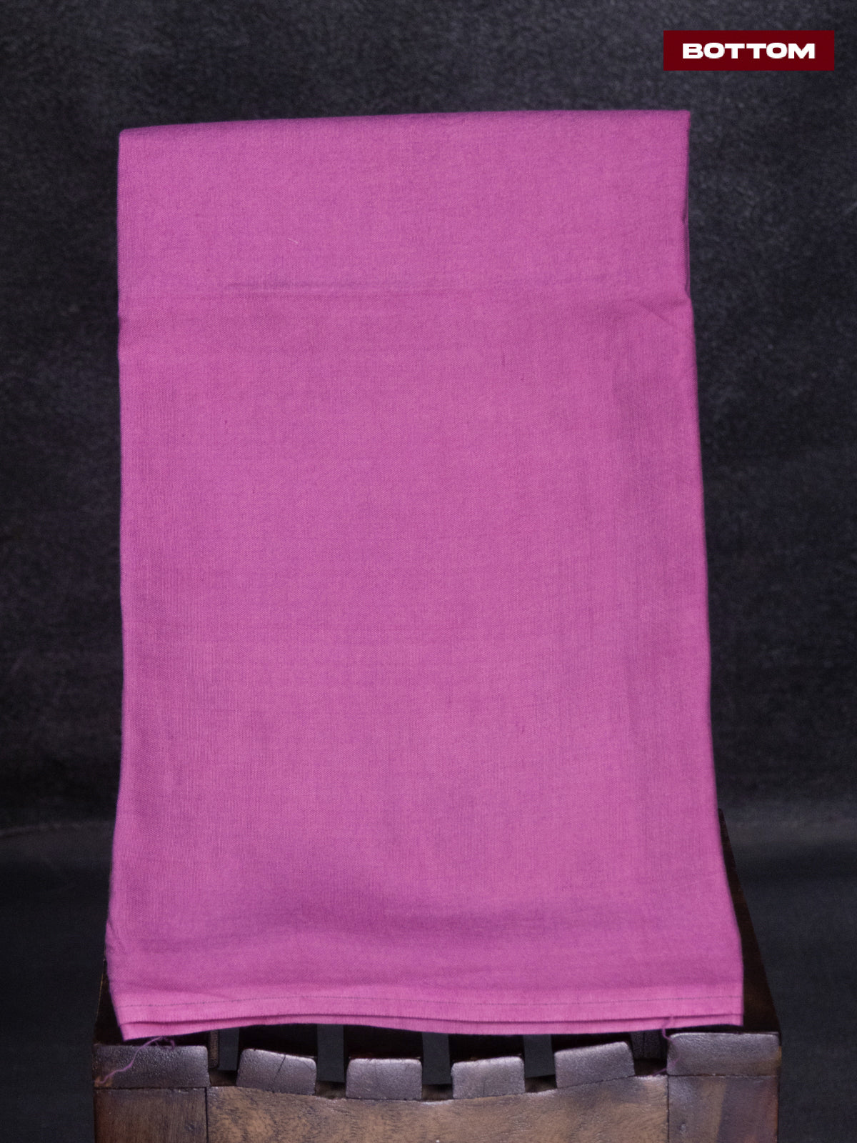 Tissue linen dress material onion pink with embroidery work simple neck pattern and bottom & dupatta