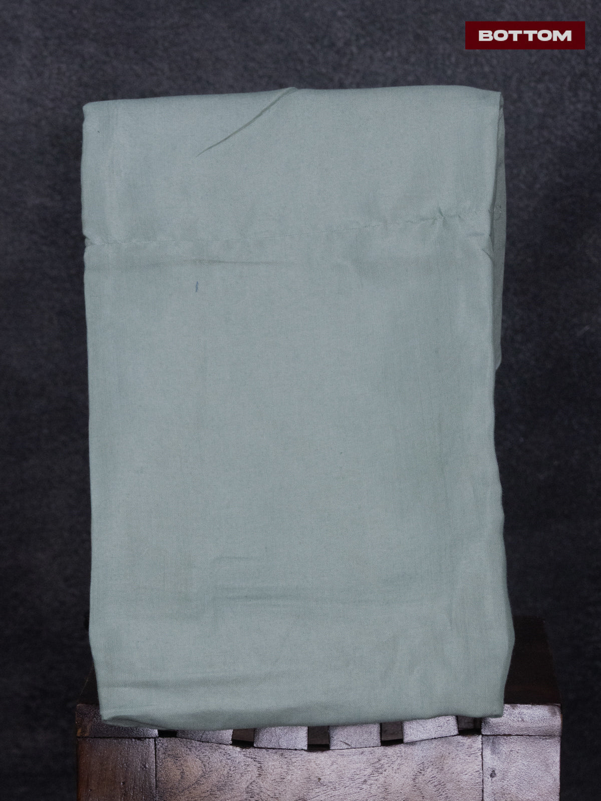 Tissue linen dress material teal blue shade with sequin & zardosi work neck pattern and bottom & printed dupatta
