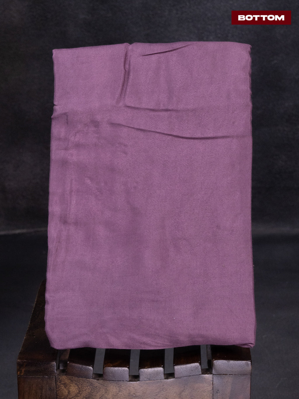 Tissue linen dress material purple shade with sequin & kantha stich work neck pattern and bottom & printed dupatta