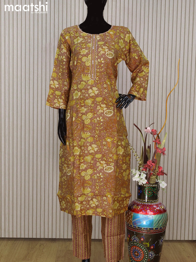 Kalamkari Digital printed Modal satin Silk Stand Collar Kurta – Soyara  Ethnics Studio