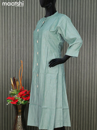 Rayon readymade kurti pastel shade with simple neck pattern without pant