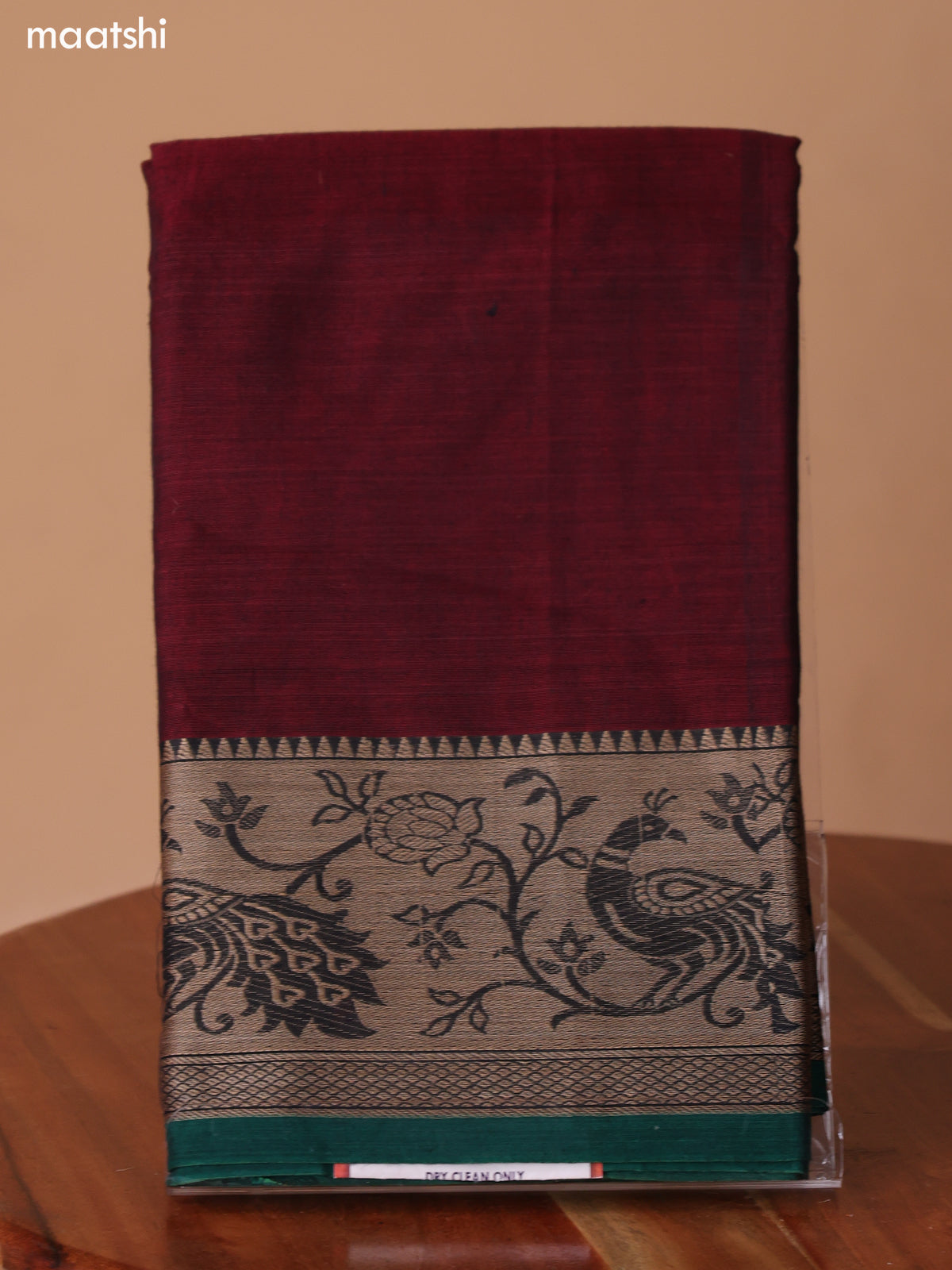 Narayanpet Cotton Dress Material With Plain Body & Thread Woven Border and Running Bottom & Duppata