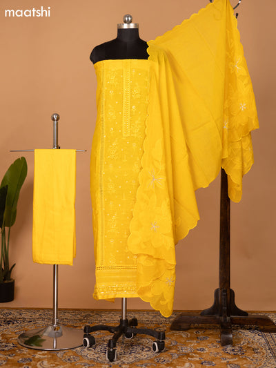 Chanderi Unstitched Salwar Suits