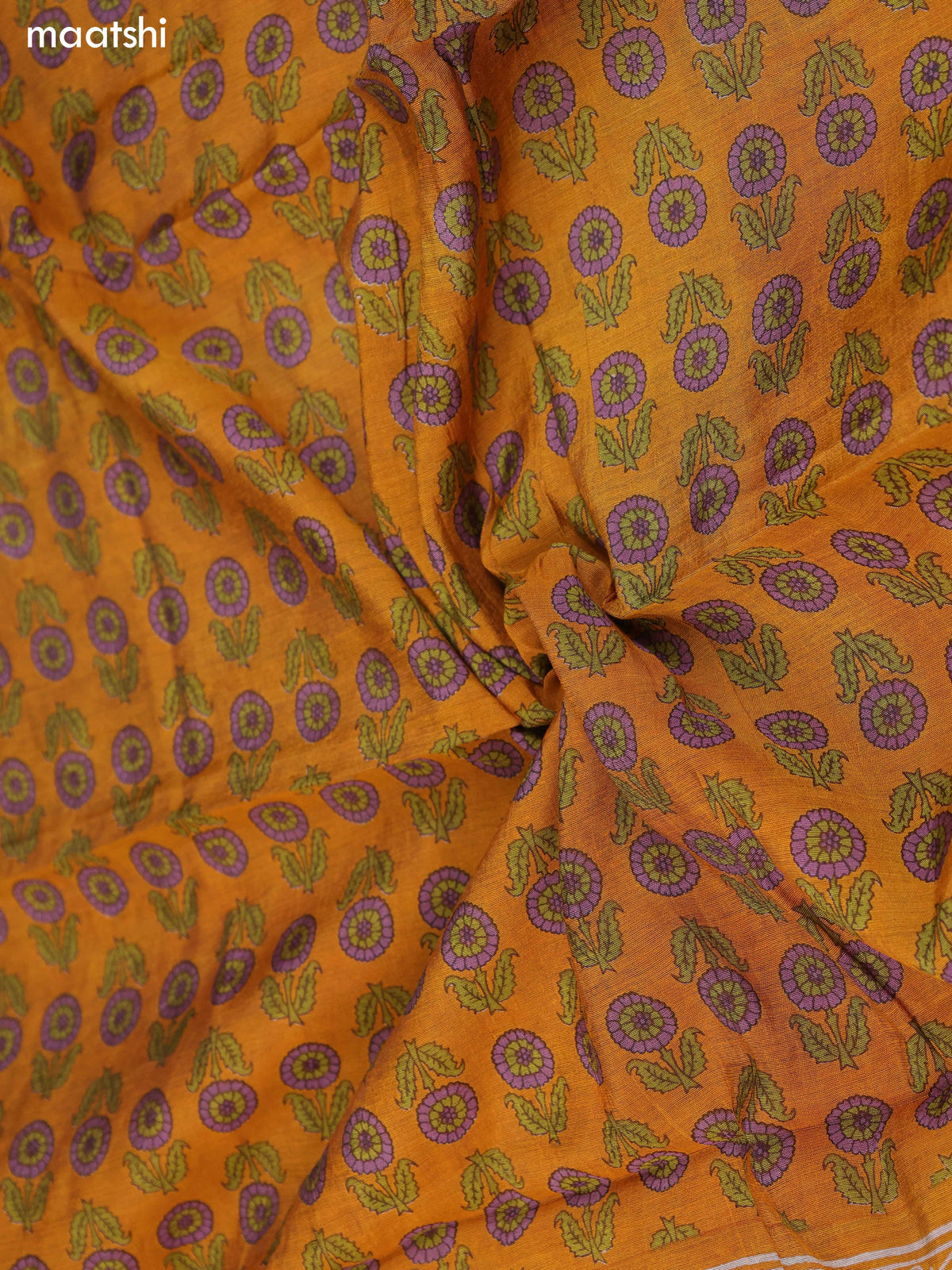 Elaichi Green and Maroon Art Silk Dress Material With Zig Zag Prints and Bottom & Dupatta