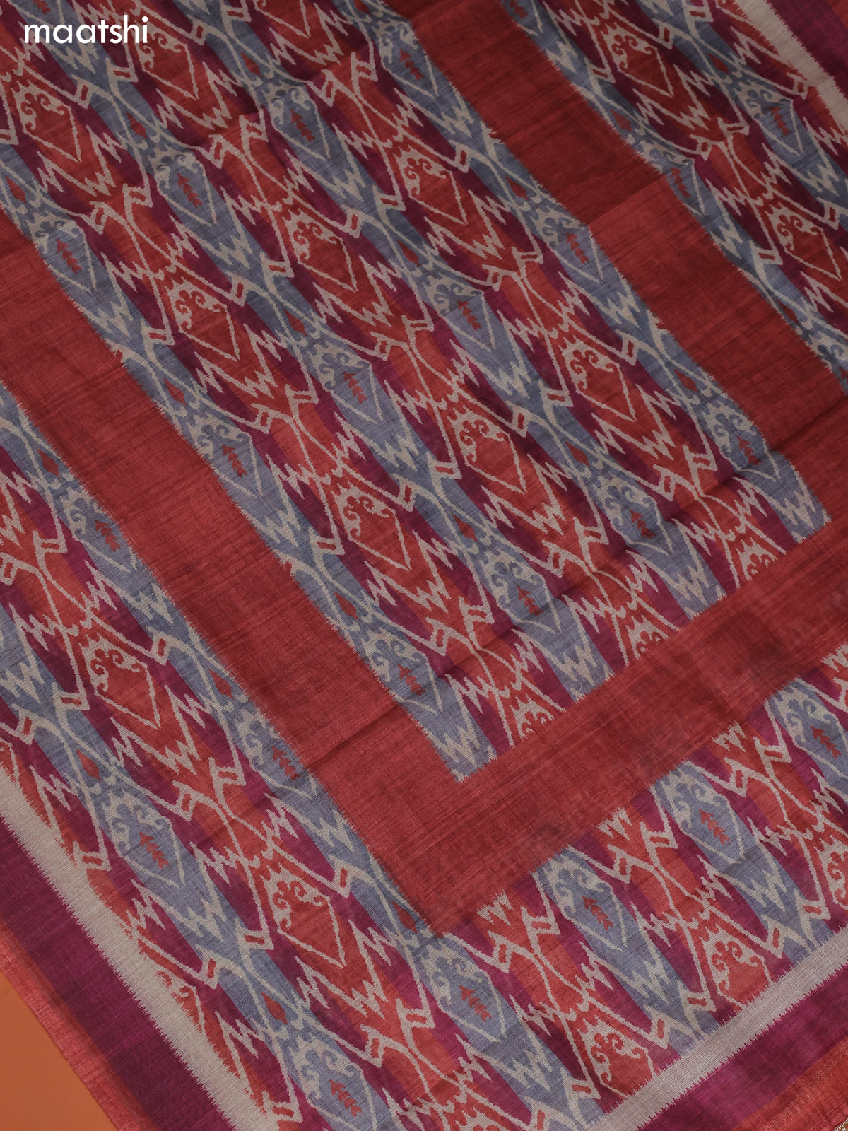 Pastel Brown Linen Cotton Dress Material With Printed & Embroidery Work Neck Pattern