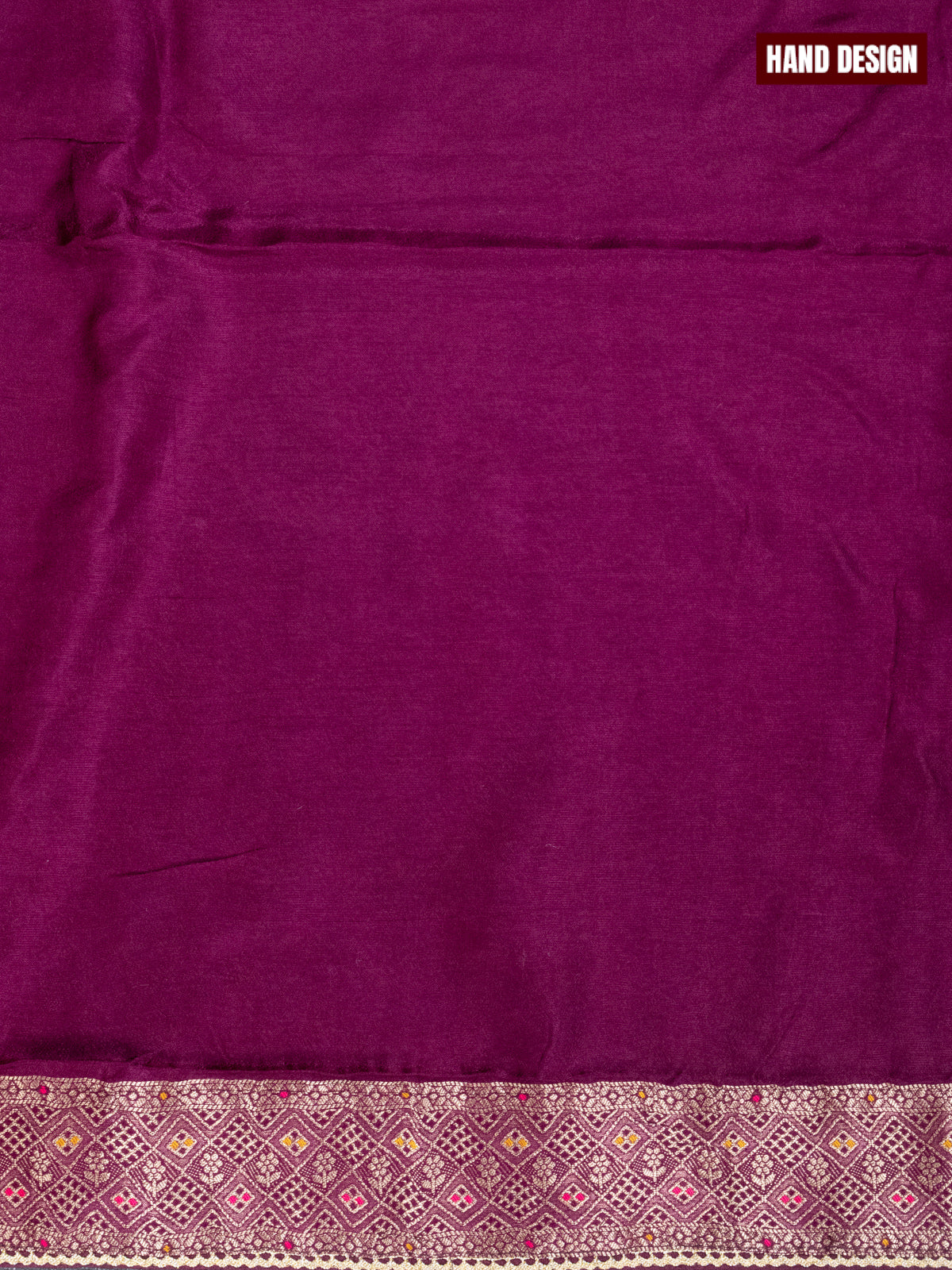 Banarasi silk dress material wine shade and allover self emboss & zari buttas and bottom & banarasi style dupatta