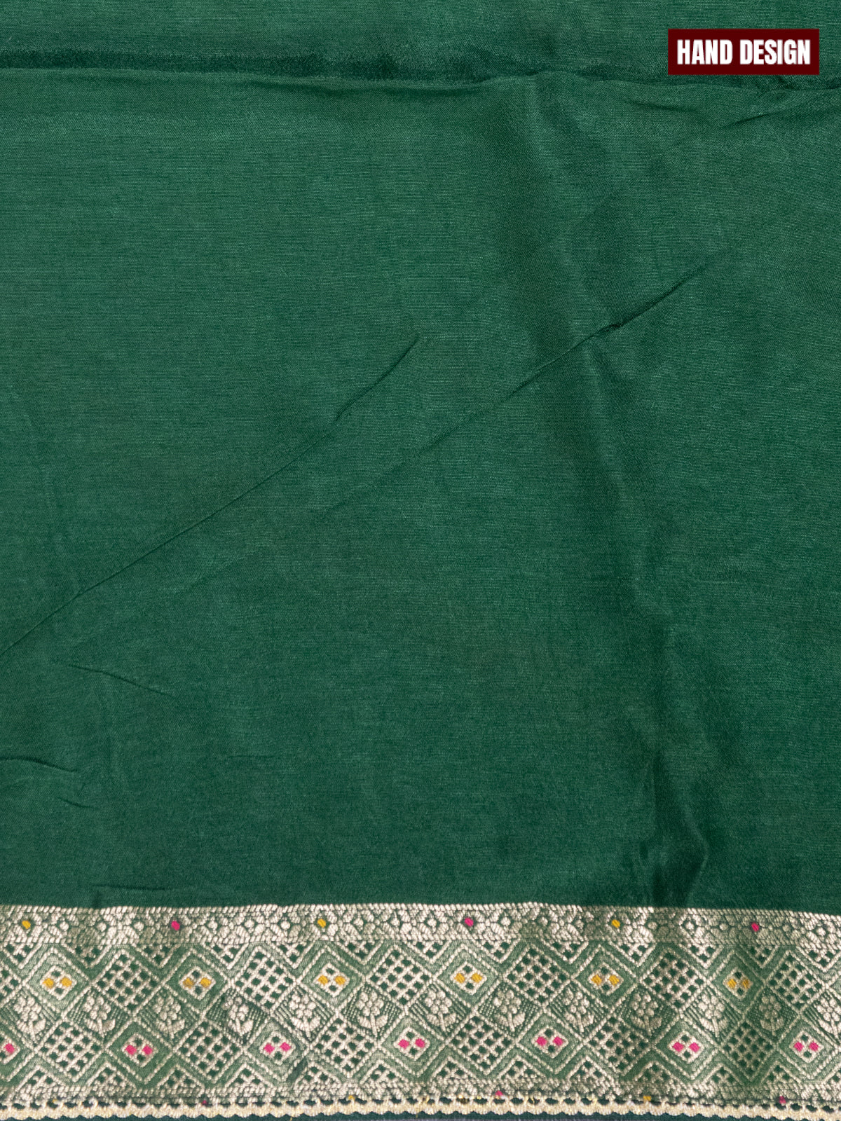 Banarasi silk dress material green and allover self emboss & zari buttas and bottom & banarasi style dupatta