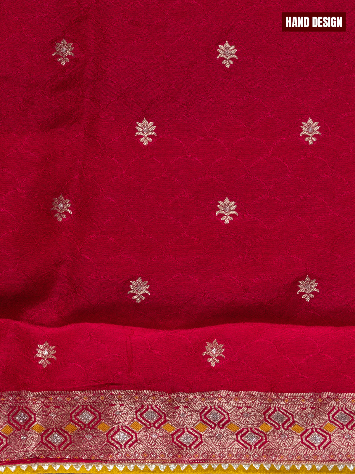 Banarasi silk dress material pink and allover self emboss & zari buttas and bottom & banarasi style dupatta
