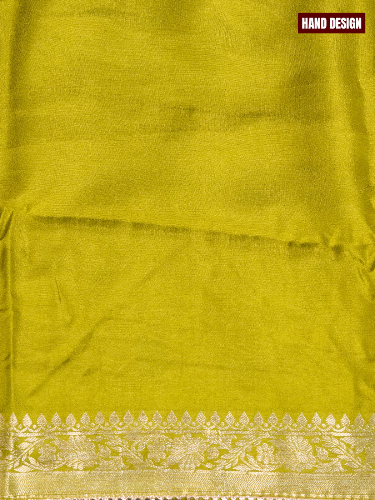 Banarasi silk dress material lime green with silver & gold zari buttas and bottom & banarasi style dupatta