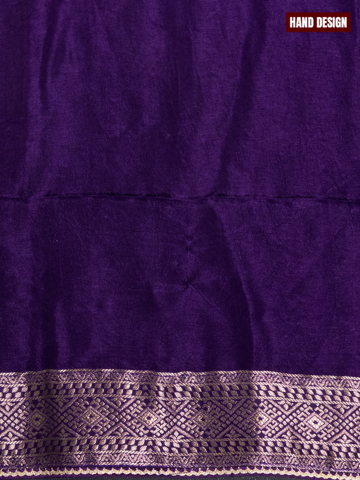 Banarasi silk dress material violet with zari woven buttas and bottom & banarasi style dupatta