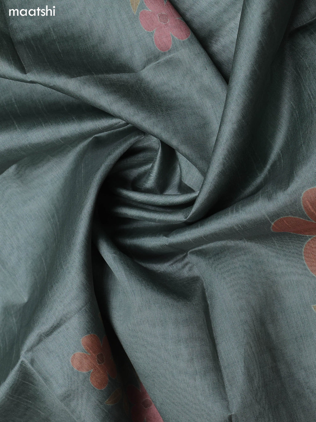 Pastel Green Chanderi Dress Material With Patch Work Neck Pattern