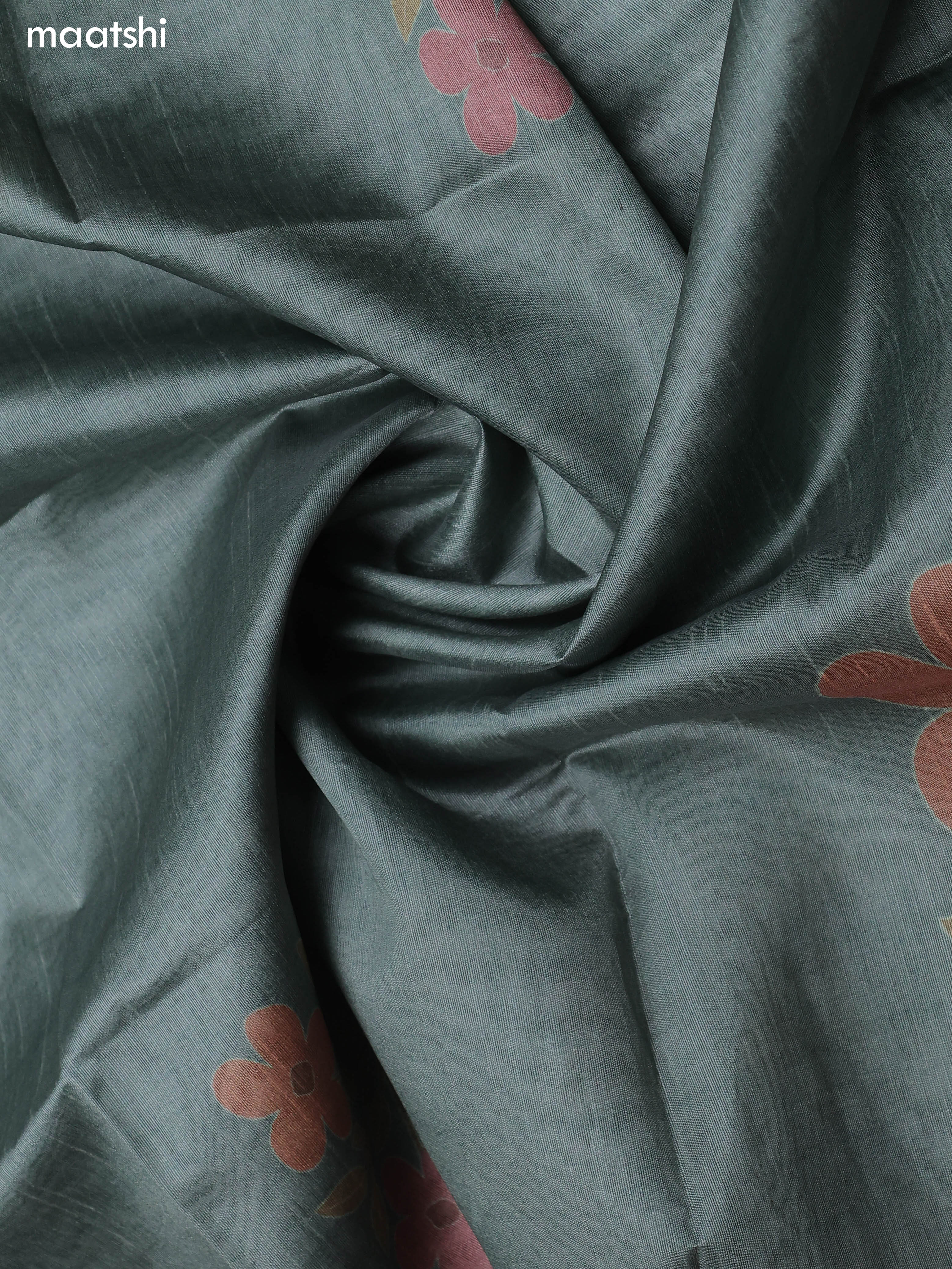 Pastel Green Chanderi Dress Material With Patch Work Neck Pattern