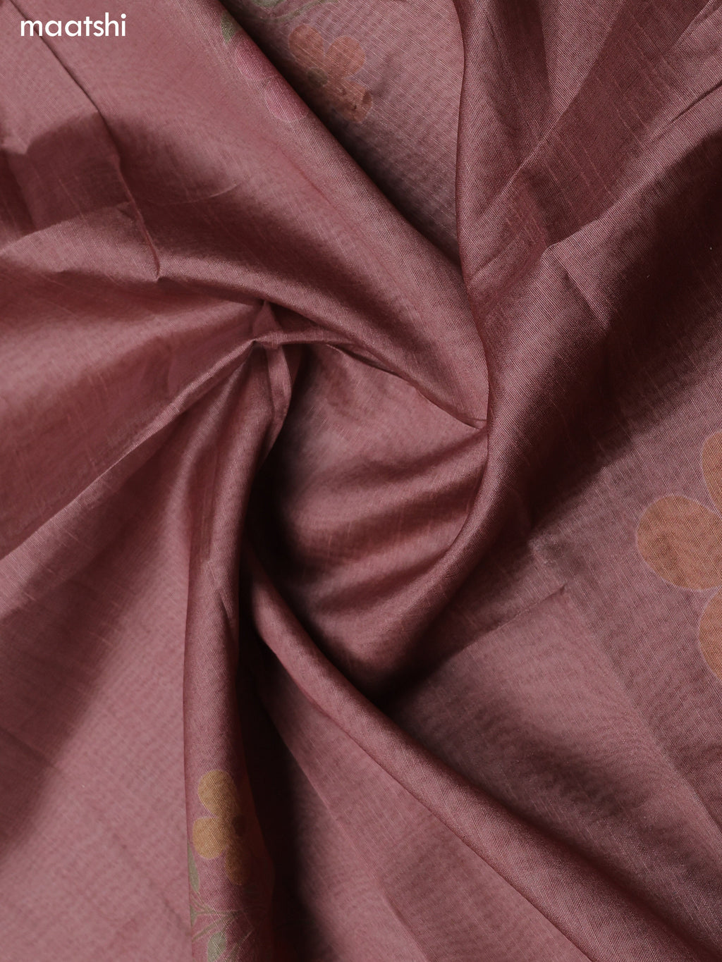 Dark Peach Chanderi Dress Material With Patch Work Neck Pattern