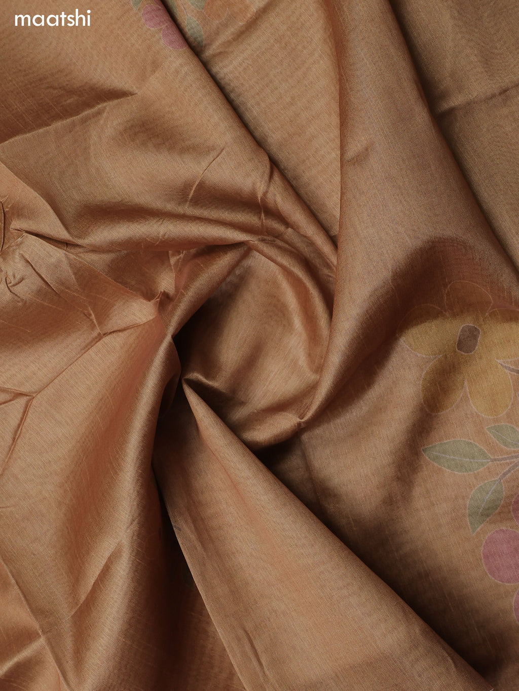 Pastel Grey Chanderi Dress Material With Patch Work Neck Pattern