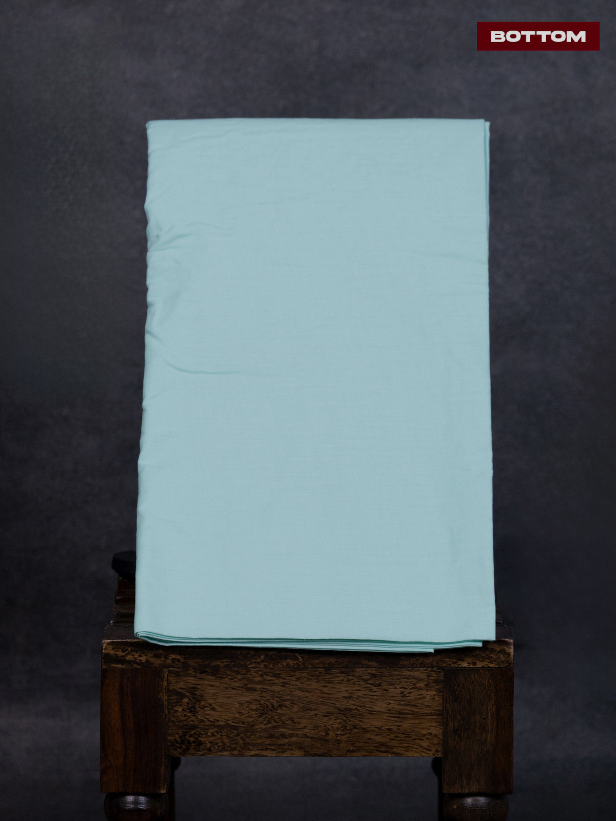 Cotton dress material teal blue shade with allover floral prints & embroidery work and bottom & dupatta