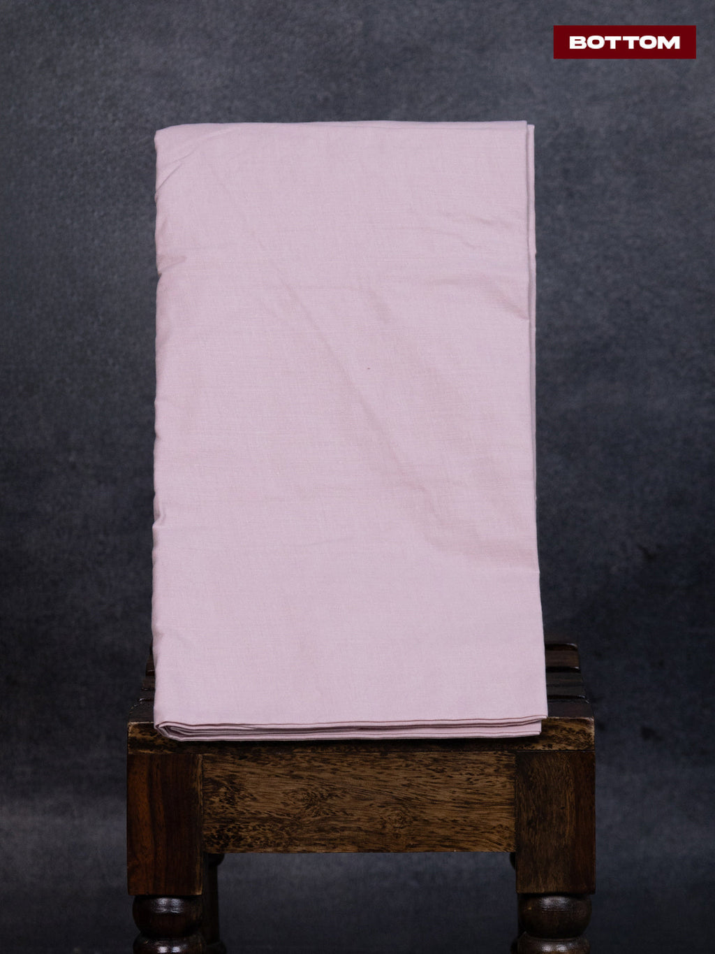 Cotton dress material pastel pink with allover floral prints & embroidery work and bottom & dupatta