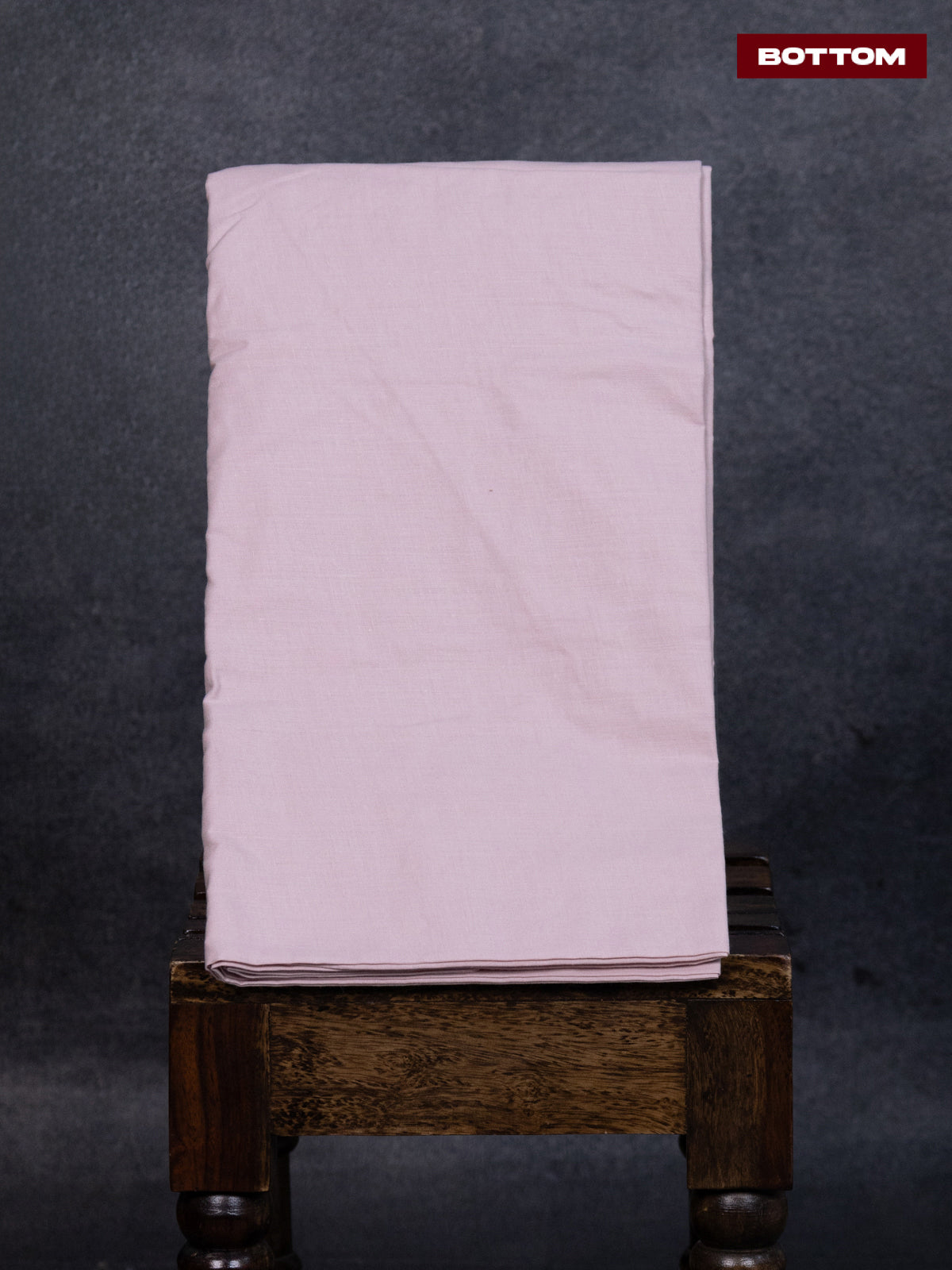 Cotton dress material pastel pink with allover floral prints & embroidery work and bottom & dupatta