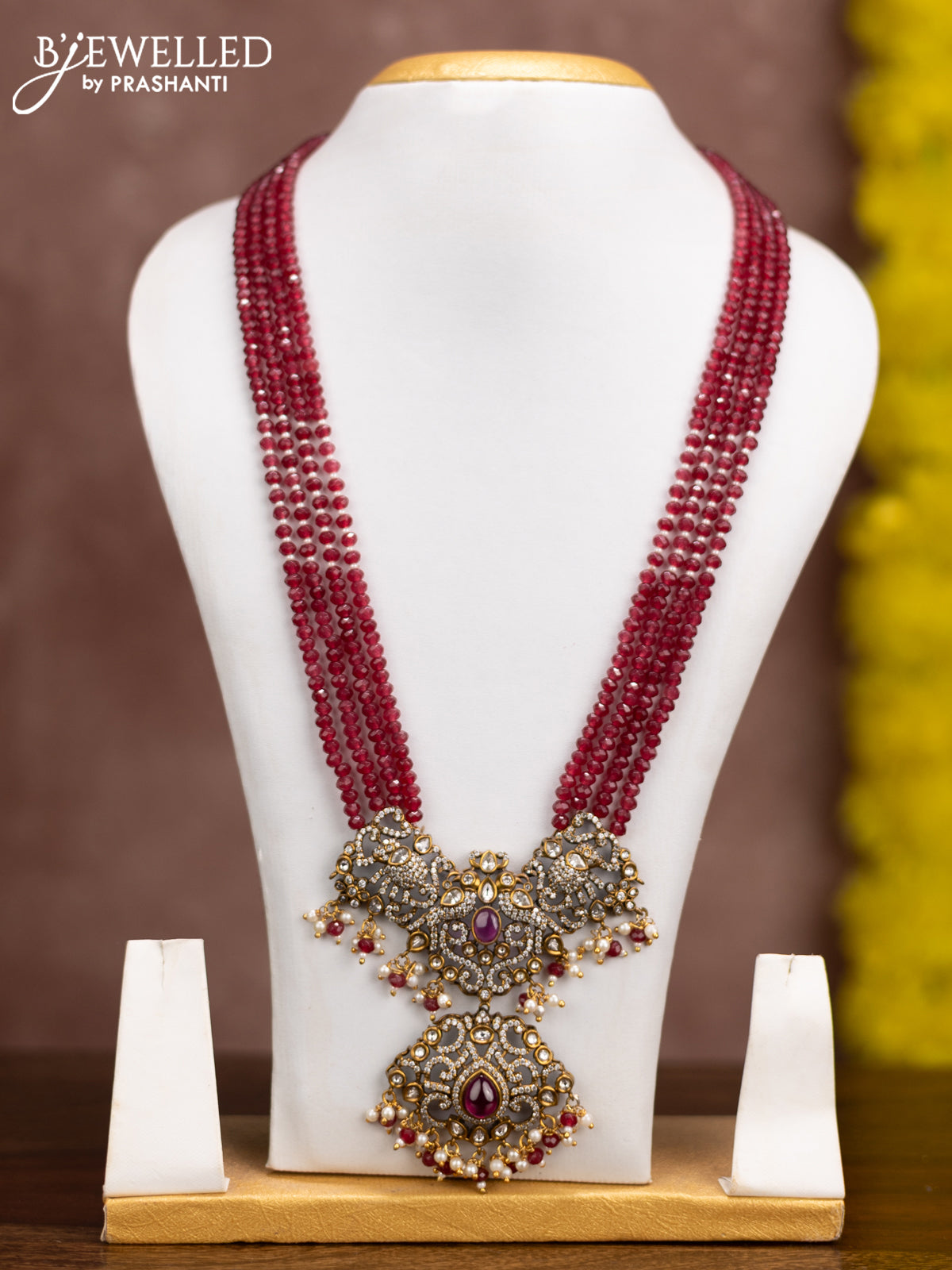 Beaded Necklace - Victorian Finish