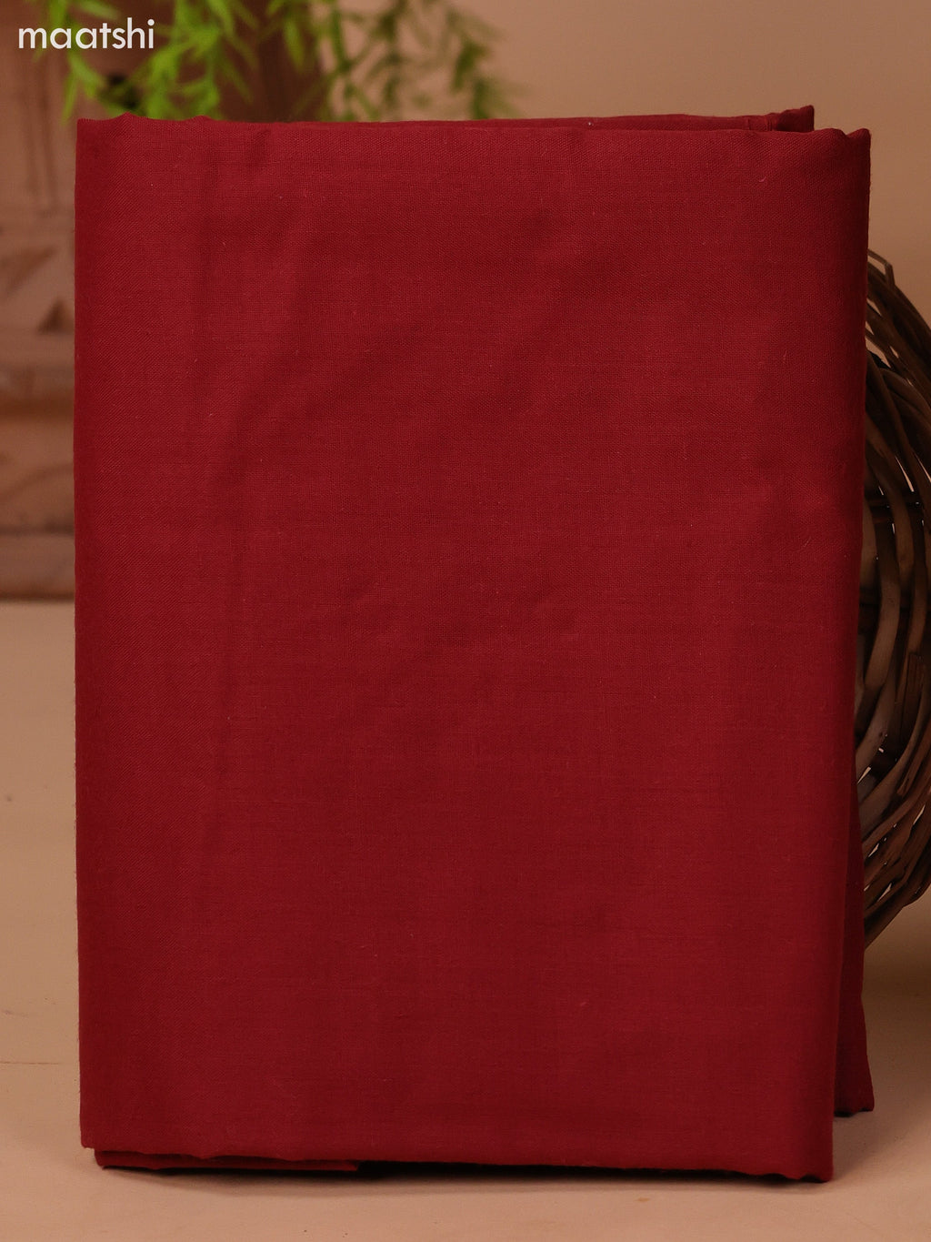 Mustard Yellow and Dark Rust Cotton Dress Material With Block Prints & Embroidery Work Neck Pattern and Bottom & Dupatta