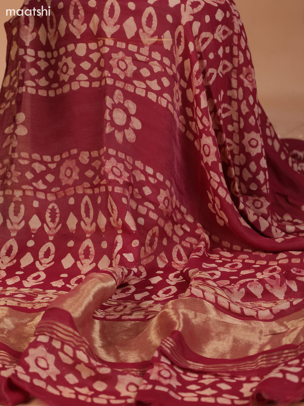 Mustard Green and Maroon Cotton Dress Material With Plain Body & Batik Prints Patch Work Neck Pattern and Bottom & Dupatta