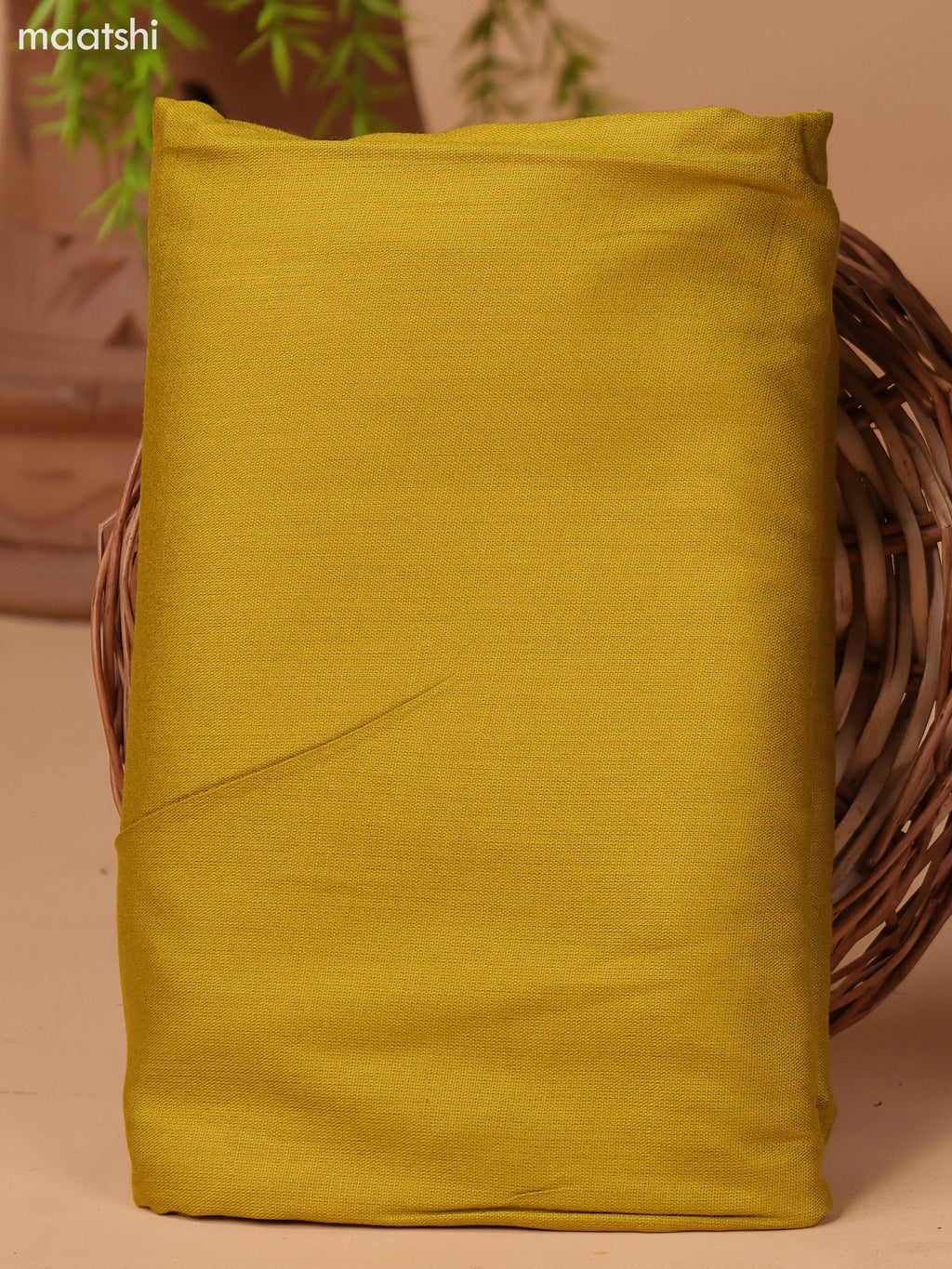 Dark Peacock Blue and Mustard Yellow Cotton Dress Material With Plain Body & Embroidery Work Neck Pattern and Bottom & Dupatta