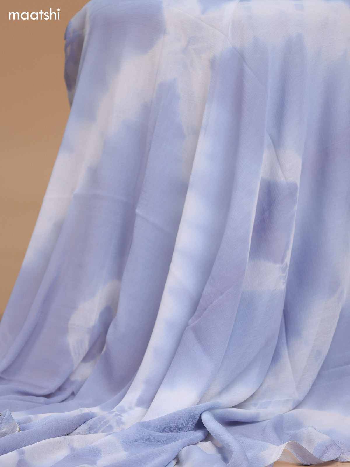 Pale Blue and Off White Cotton Dress Material With Embroidery Work Neck Pattern and Bottom & Dupatta