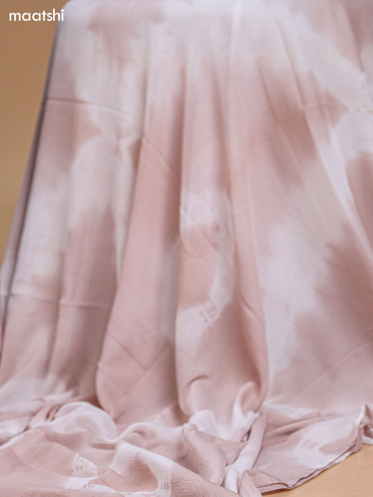 Mild Peach Cotton Dress Material With Embroidery Work Neck Pattern and Bottom & Dupatta