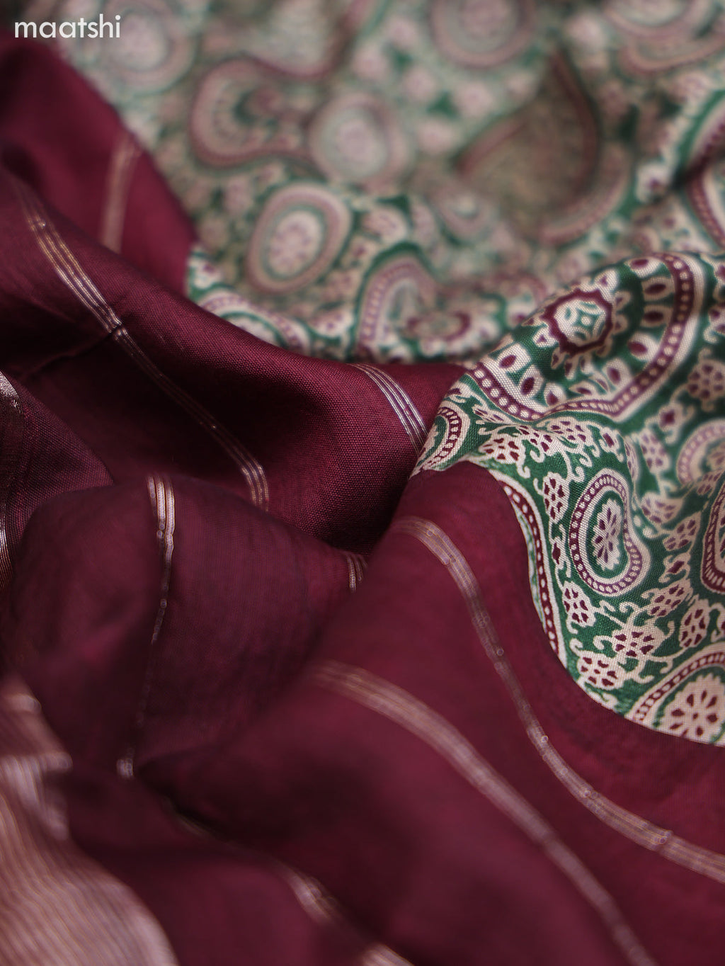 Off White and Green Cotton Dress Material With Floral Butta Prints & Embroidery Work Neck Pattern and Bottom & Dupatta