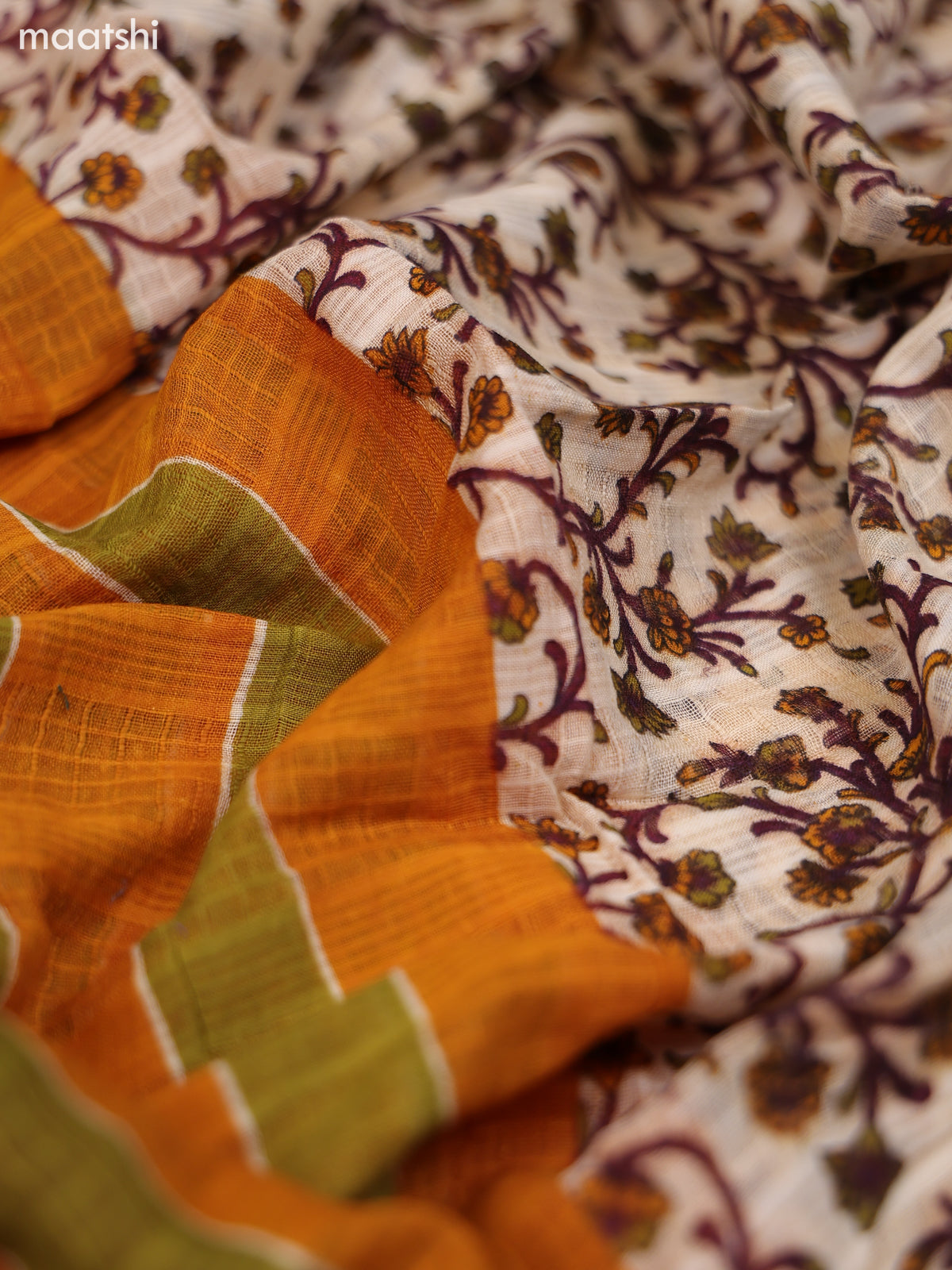 Deep Purple and Beige Cotton Dress Material With Batik Butta Prints & Allover Embroidery Work Pattern and Bottom & Dupatta