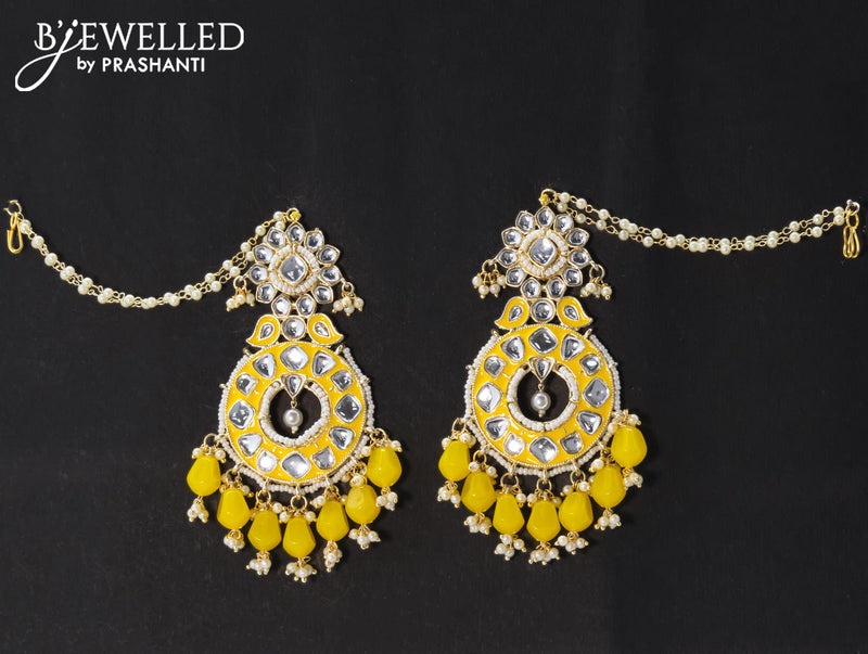 Elina' Yellow Earrings – I Jewels