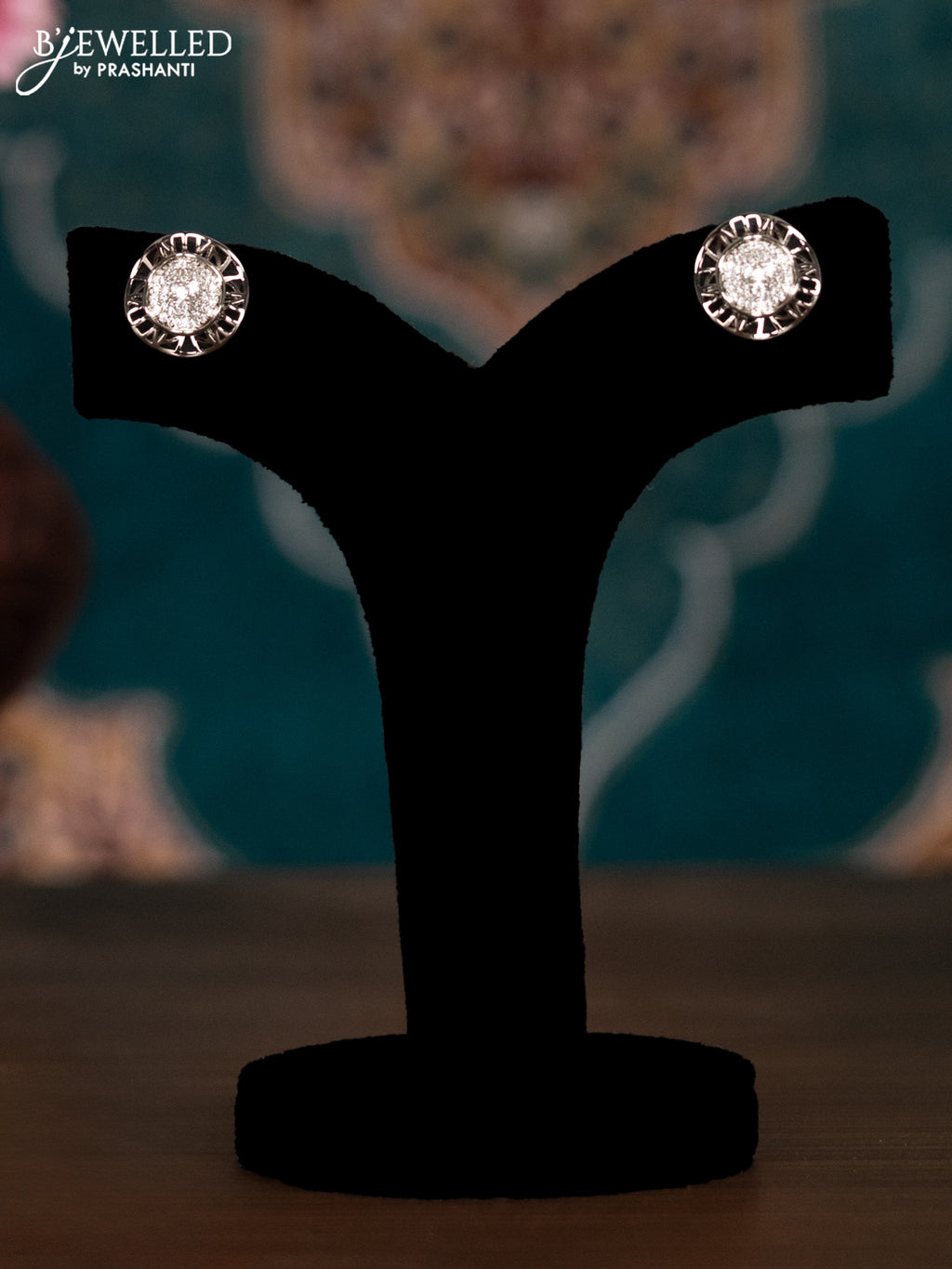 Silver chain with cz stones