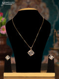 Gold chain with cz stones
